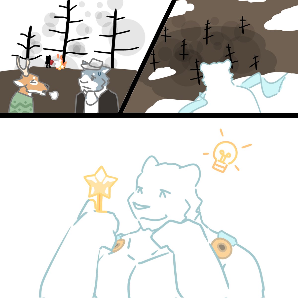 Torch_Draker's tweet image. It just needs to be scaled up until it can be used as a replacement for a pine tree-