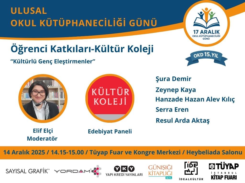 okulkutuphaneci's tweet photo. 🎉 EĞİTİMİN KALBİNDE YENİ BİR MİLAT!
17 Aralık artık 
“Ulusal Okul Kütüphaneciliği Günü”

14 Aralık 2025 Pazar günü, kitabın ve kültürün kalbinin attığı TÜYAP Kitap Fuarında sizleri bekliyoruz.

#okulkütüphanecileriderneği
#okulkütüphaneciliğigünü
#tüyapkitapfuarı
#edebiyat
#kygm https://t.co/P58hvABbAB