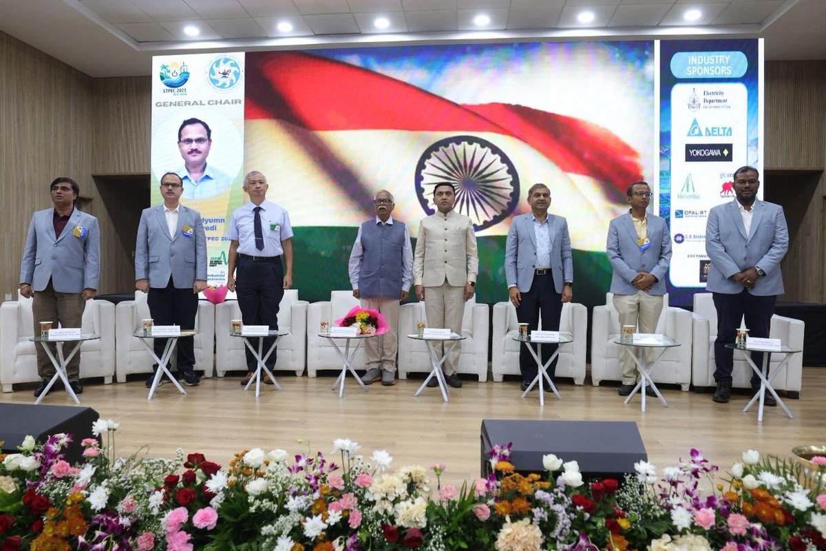 DrPramodPSawant's tweet image. Inaugurated the 2025 IEEE 4th International Conference on Smart Technologies for Power, Energy &amp;amp; Control (STPEC-2025) at NIT Goa, highlighting Goa’s growing role in global research collaboration. Reaffirmed the Government of Goa’s commitment to strengthening research, innovation…