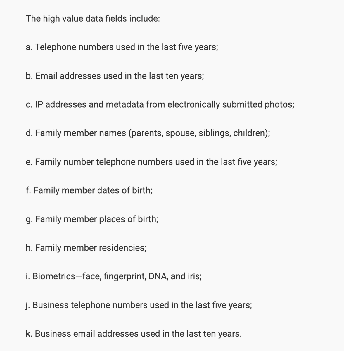 MrJoKeR604's tweet photo. This is what the US is proposing for tourists.

How can the red hat cult even defend this? 

Truly authoritarian 1984 shit. https://t.co/QWf4lQTH23