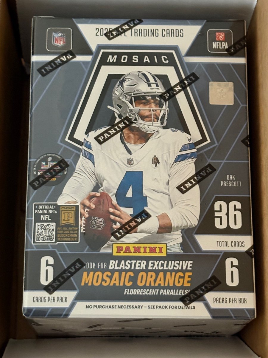 Who wants a free Mosaic football blaster box? 

- Follow <a href="/CardPurchaser/">Card Purchaser</a>
- Repost this post!
- Reply with your favorite NFL player!

Winner drawn 12/14 at 9pm central! US shipping please! Scroll my feed daily.