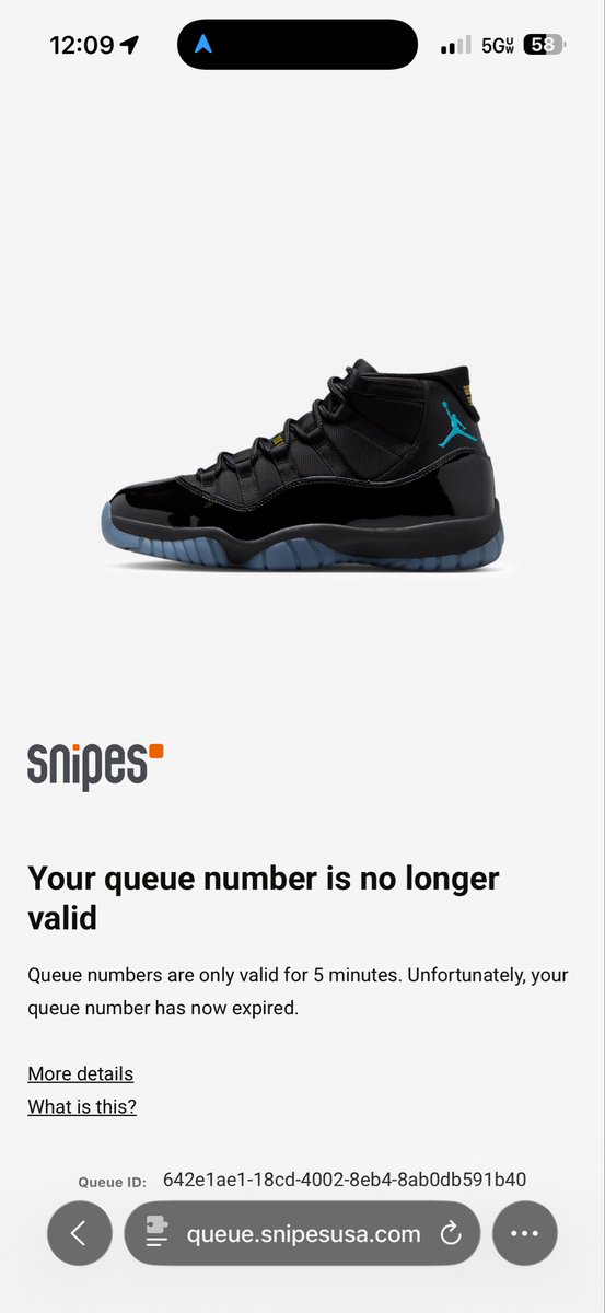 BeyondGifted23's tweet photo. @snipes_usa what the hell snipes I’ve waited all fuckin year &amp; u pull this shit on me. Never fucking with ya again! Early access my ass waited all morning for nothing! https://t.co/V7rW8SfzWL