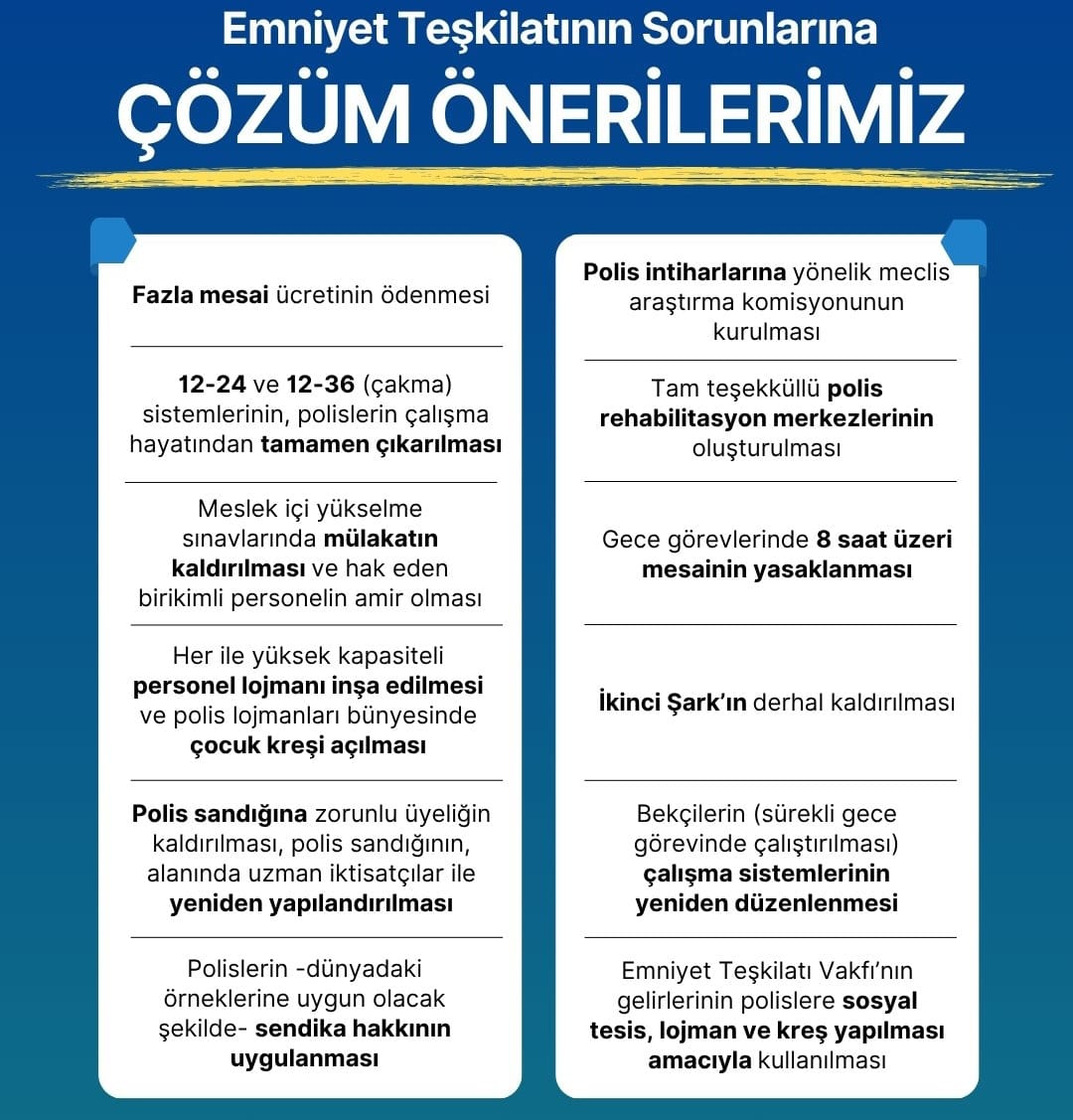MuratYil26's tweet photo. Sayın @AliYerlikaya  hani verdiğiniz sözler?
2. Şarkıda kaldırmadınız 
Polis için hiçbirşey yapmadınız #EmniyeteİyileştirmeYapın @RTErdogan @EmineErdogan @hasan https://t.co/rk8xuAygM1