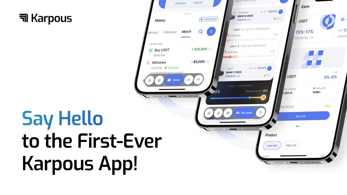 karpouscom's tweet image. Over the past weeks, the market has moved through waves of sentiment fluctuations and broader uncertainties. 

Instead of pushing against that tide, we chose to use this period intentionally, to fortify our network, sharpen our communication, and elevate the first-ever Karpous…