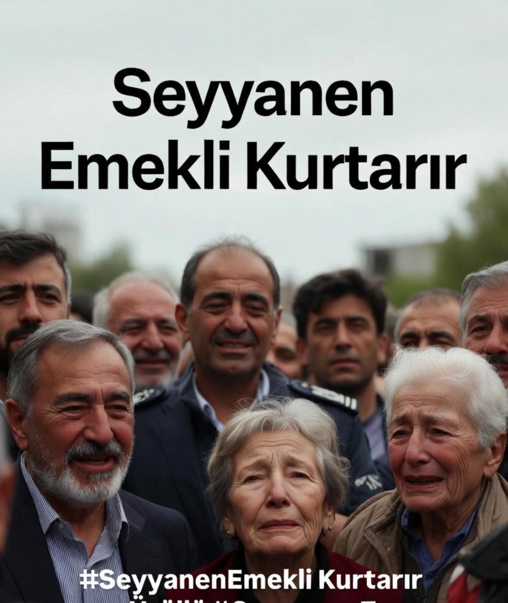 Emekli 🆘🛟verdi ! 
Seyyanen çok acil‼️ 
Şart oldu ✅ 

 #UtanınEmekliSürünüyor