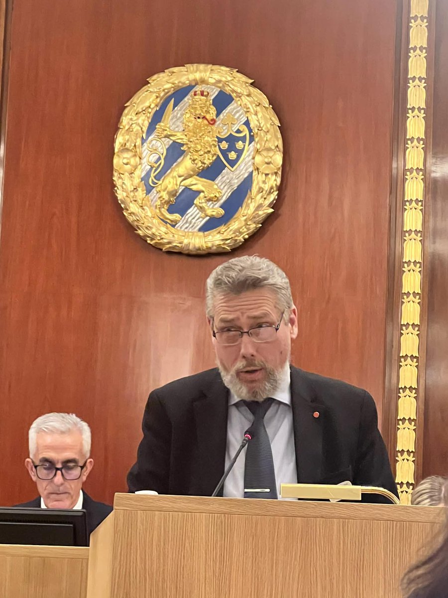 GaisClaes's tweet photo. Dags för årets sista Kommunfullmäktige. För mig blir det idag ett inlägg om att avslå ett migrationpolitiskt bokslut och ett om att förebygga våld i nära relation. https://t.co/8sp2O9WsQ3