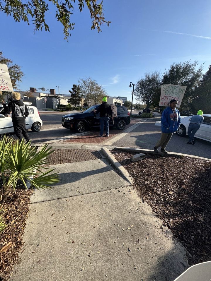 We had a great time today connecting with the community while we held the picket. We’ll be out tomorrow again at 7 and onward until we earn our contract!