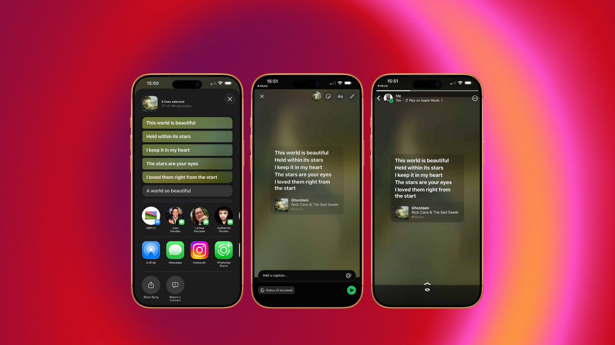 Apple Music ganhará integração com WhatsApp para compartilhar música no Status showmetech.com.br/apple-music-ga…