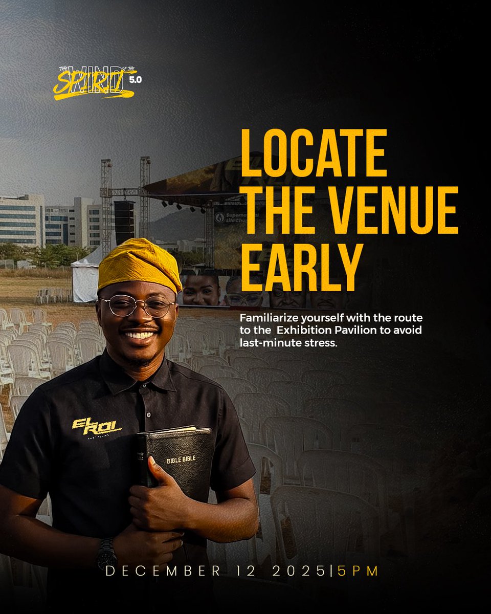 slchurchng's tweet image. Cont’d 

Come hungry, come expectant, come yielded.
God is ready to move, make room for him. Position your heart, align your spirit.

The wind is here, don’t be a spectator be a participant.

#Elroi
#IAmLight
#theSLCexperience