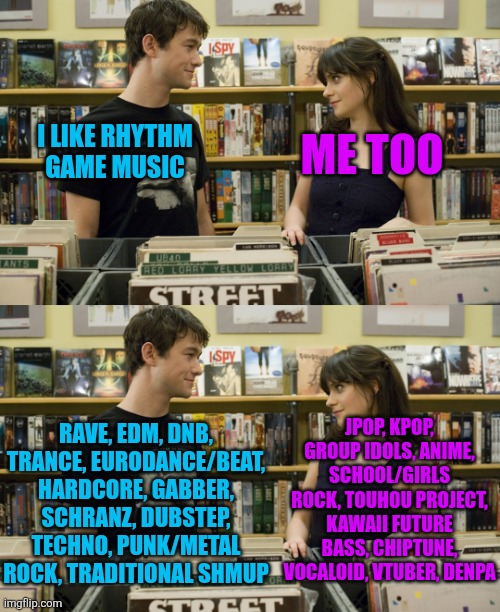 Inbox

I really like rhythm game music.