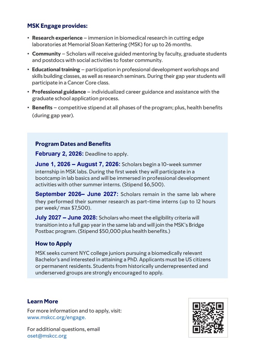 MSK ScienceEducation tweet media