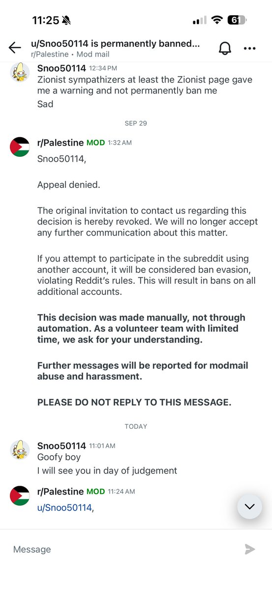 DaddyBitcoinn's tweet image. Crazy when you find you who runs the Palestine subreddit. Stupid Zionists. #palestine