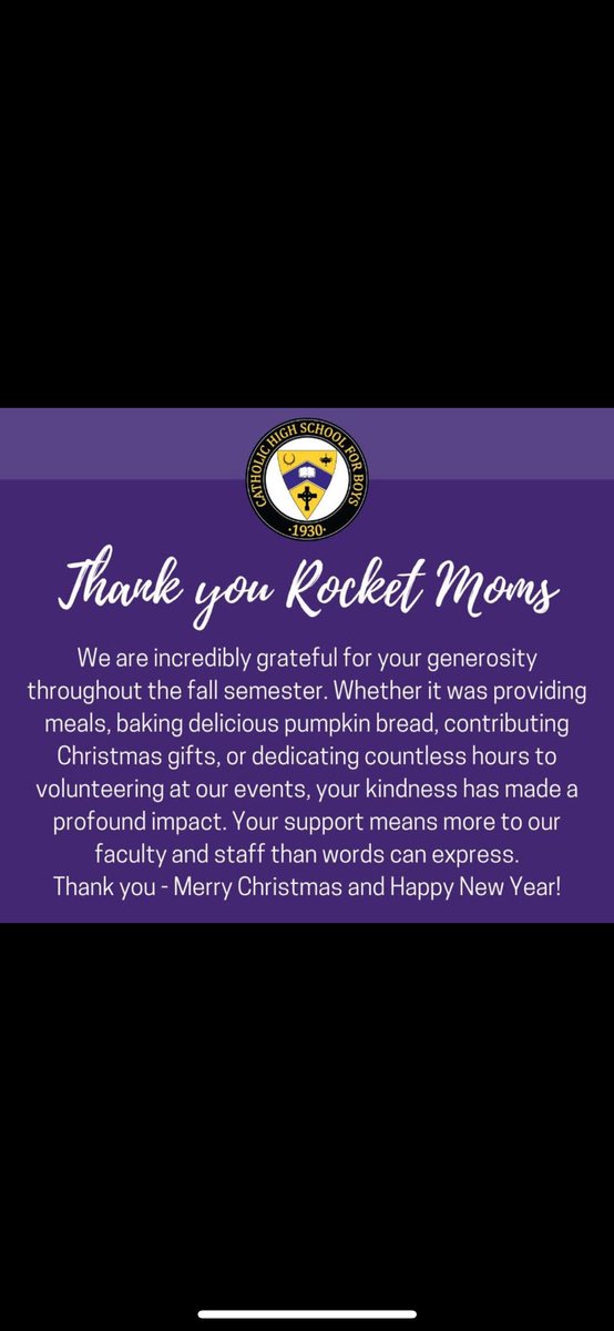 Catholic Rockets Football tweet media