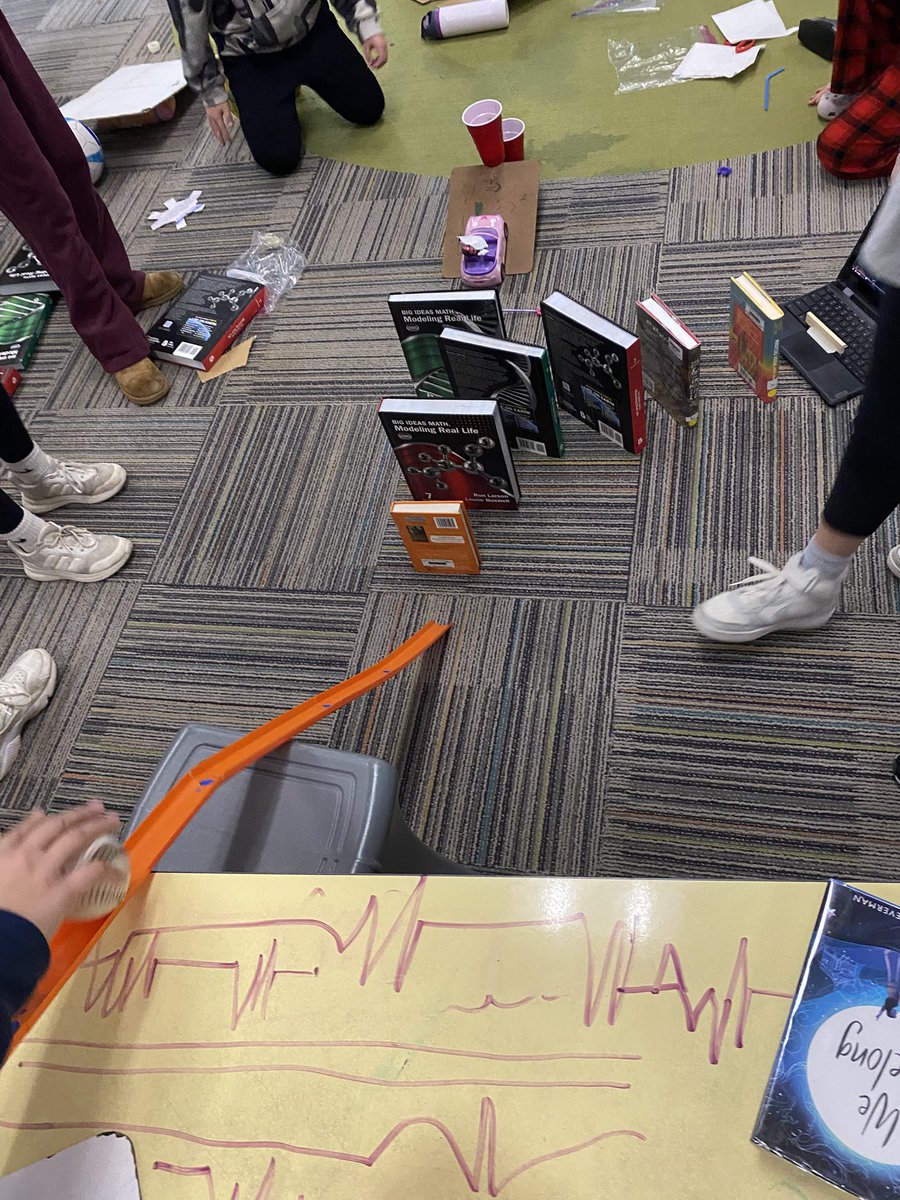 ELOAyer's tweet photo. Such fun! 5th grade presented their Rube Goldberg projects @ayerelementary https://t.co/KPR6z4wa8R