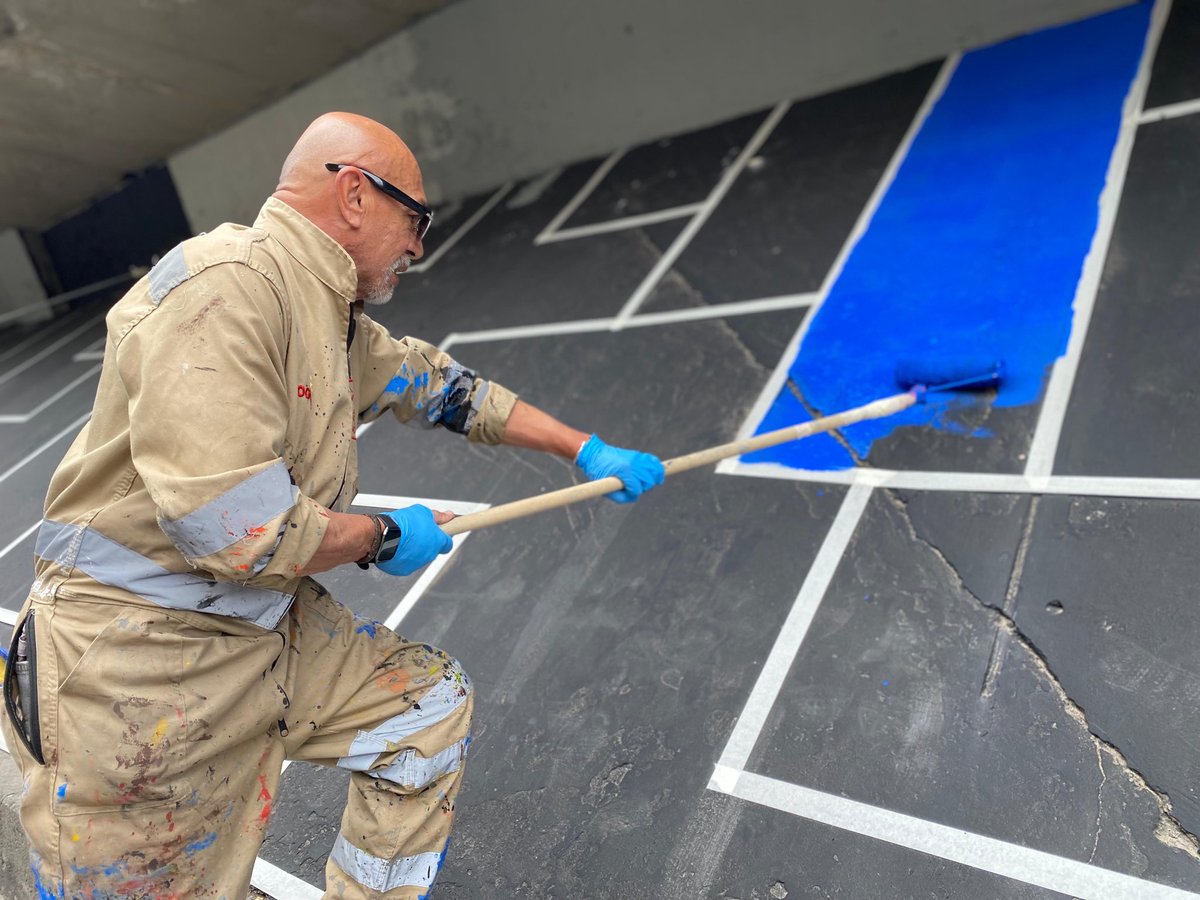 MiEspacioesBog's tweet image. 📍 Bajopuente de la calle 42 con Av. NQS

En #BogotáMiCiudadMiCasa, a través de #TransformACCIÓN 2.0, intervenimos y revitalizamos este espacio con labores de limpieza, pintura y la creación de figuras simétricas que le dan color, vida y orden al espacio público.
#AquiSiPasa