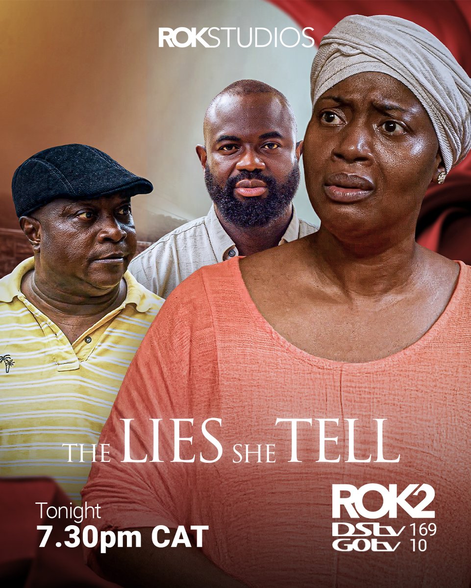 Omawumi goes to great lengths to protect her husband’s dignity, but when a jealous friend sets out to destroy her family, she must fight to keep her world from falling apart.
.

"THE LIES SHE TELL" PREMIERES TONIGHT ON ROK2, DStv 169, and GOtv 10, 6:30pm WAT.

#Rokstudios