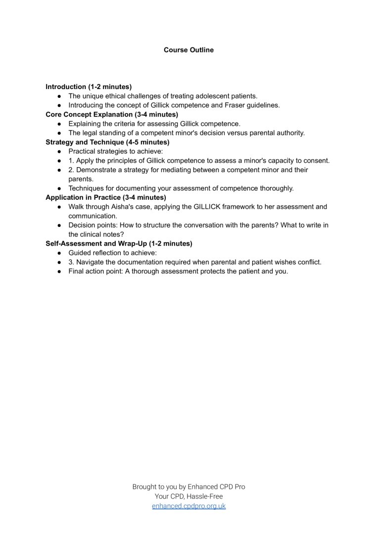 EnhancedCPDPro's tweet photo. Enhanced CPD SkillBytes: Teenager's Choice: Navigating Gillick Competence | Claim your certificate by passing the test at https://t.co/nzay8Jv5i2 https://t.co/avOcWUv5Yl
