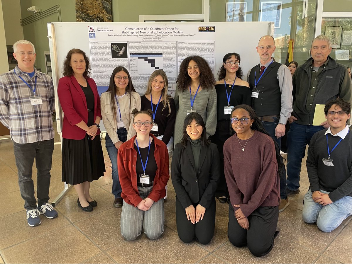 UAZScienceDean's tweet photo. I recently had the opportunity to visit a poster session in neuroscience’s course based undergraduate research experience (CURE). Amazing student research projects! https://t.co/YRim0zNW4g