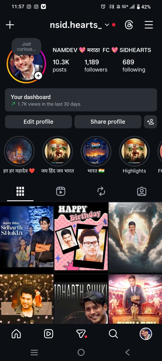 Namdev61956111's tweet photo. My ig post  sabka edit pick post kiya hu bura mat manana #HBDSidharthShukla  @sidharth_shukla  #SidHearts #SidharthShukla https://t.co/Nx3WFgBIlp