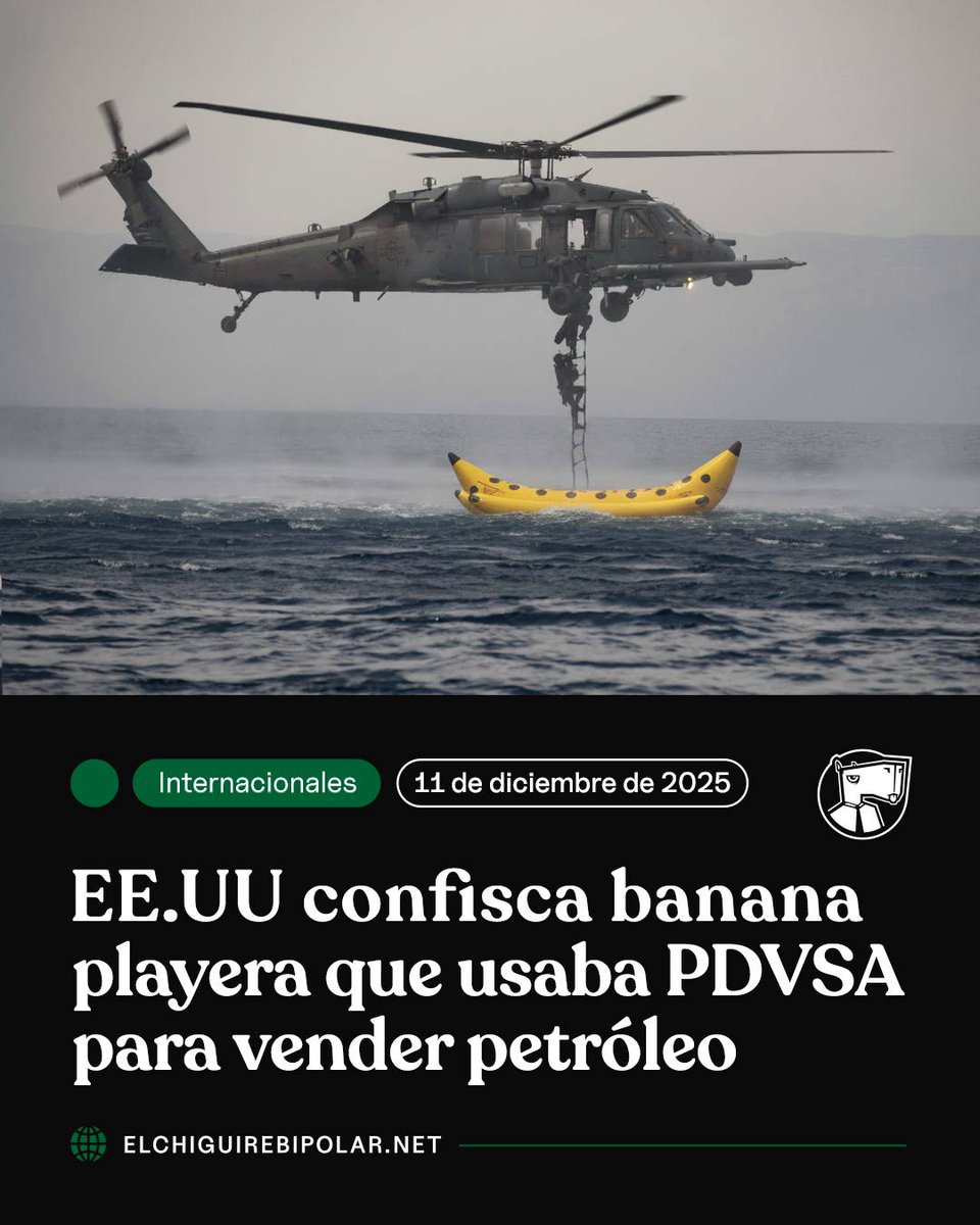 EE.UU confisca banana playera que usaba PDVSA para vender petróleo ow.ly/7B3H50XHzA2