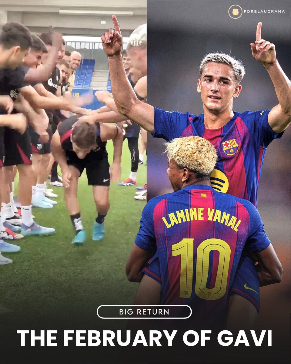 forblaugrana's tweet photo. 🚨| BREAKING: Gavi’s recovery is going as planned. He’s expected to RETURN in mid-February. 

— Jordi Gil 🥇 https://t.co/cXalS20Yfm