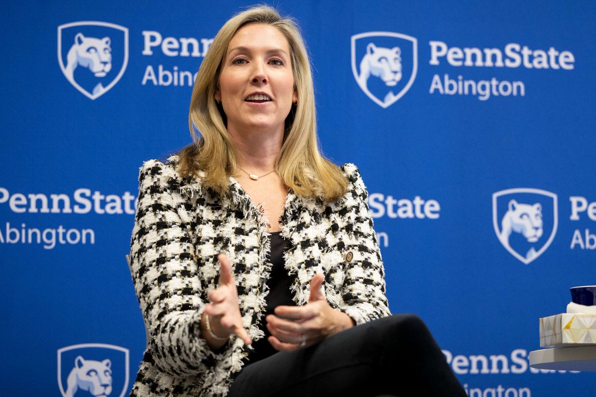 Earlier this week, <a href="/RepDean/">Congresswoman Madeleine Dean</a> and award-winning ESPN reporter <a href="/LaurenSisler/">LaurenSisler</a> shared a powerful conversation about substance use disorder and stigma with the campus community at @PSUAbington, followed by a ribbon-cutting for the Collegiate Recovery Program.