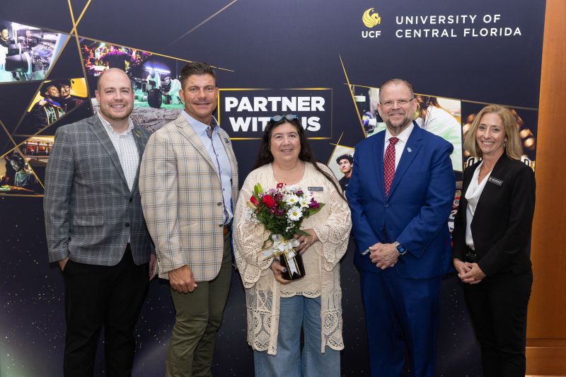 Last week at the UCF reception, President Alexander N. Cartwright recognized our ongoing work to grow the Institute for Simulation &amp; Training and strengthen our impact in the M&amp;S community.

A special thanks to Carolina Cruz-Neira for her outstanding leadership and dedication.