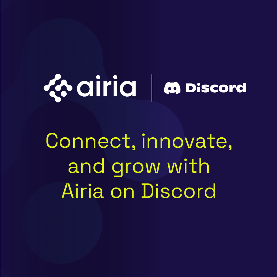 Airia is now on Discord 👾

A space for people who like to experiment, share builds, trade tips, and push agent ideas further.

Get early feature looks, community examples, and answers when you’re stuck.

Join us → bit.ly/44USzRX