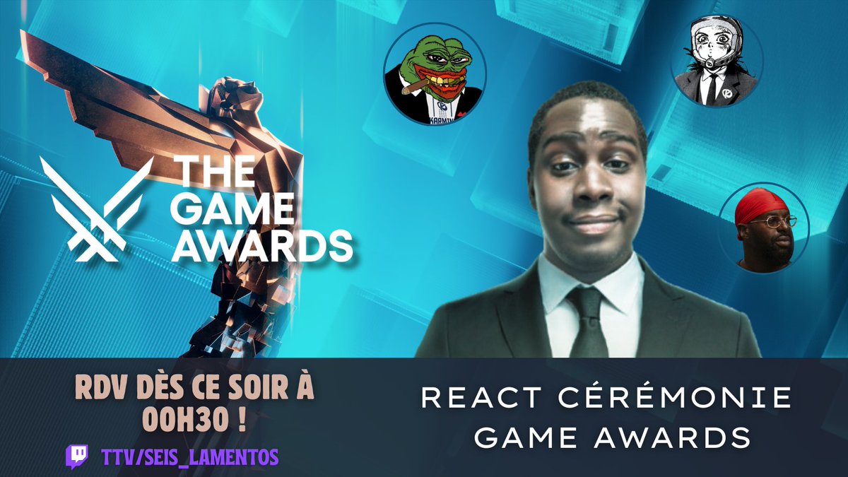 Le rendez-vous annuel, l'heure de sortir le costume🤵🏿‍♂️

🐸<a href="/deadzach44/">Deadzach 🐸 🇰🇷</a> 
🇲🇦<a href="/un_maghribii/">𝑲𝑪 𝑺𝒐' 🇲🇦</a> 
🇯🇵<a href="/TheAzertyHD/">AzeR 🇯🇵</a> 

RDV dans la nuit !

(Soyez là Zach va être aigri, on va se régaler)