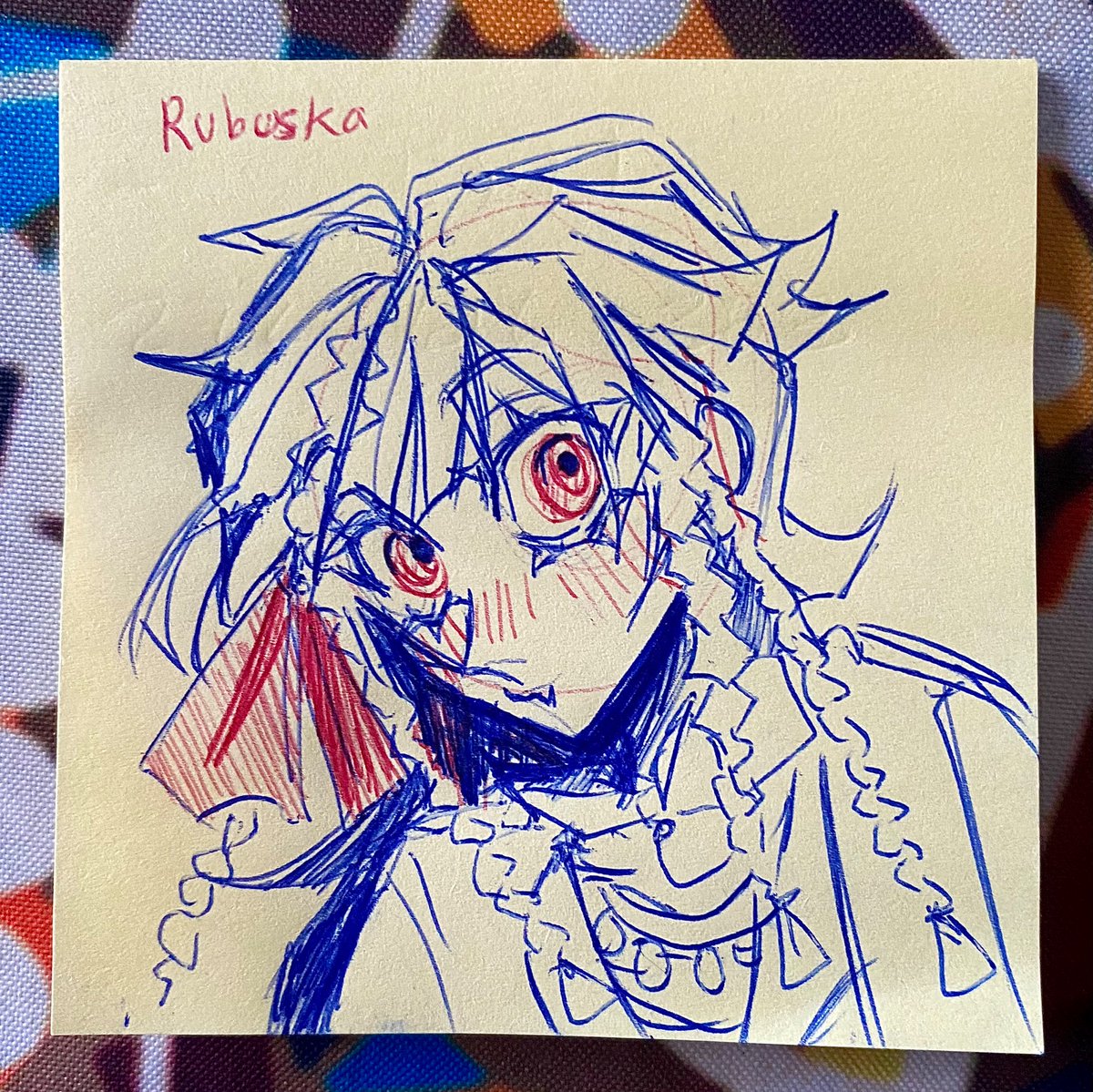 Rubuska on the sticky note… Rubuska on the sticky note… 
#Reverse1999