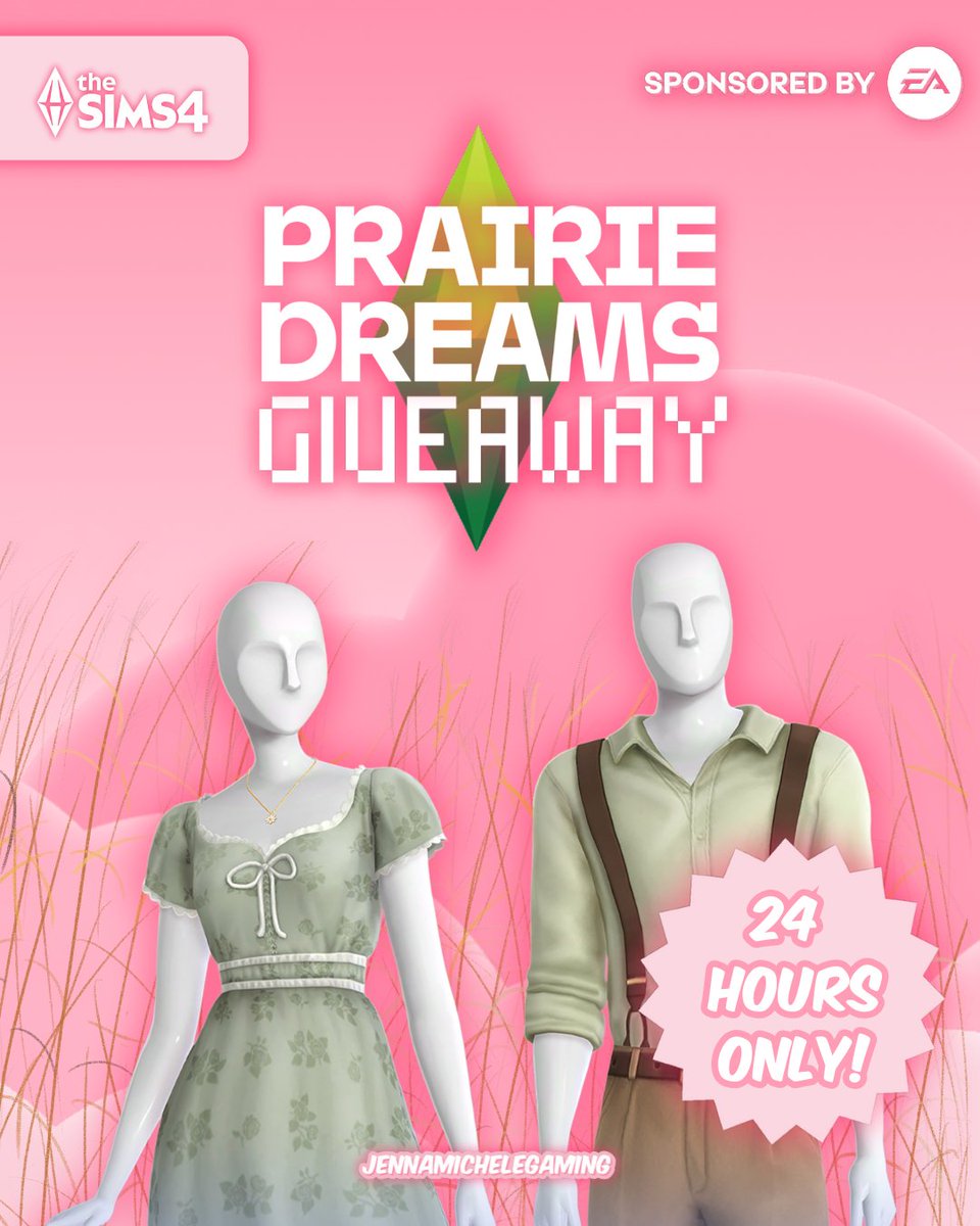 ✨️24 HR KIT #GIVEAWAY🌾✨️

Prairie Dreams is out now!🌾 To celebrate, we're gifting one lucky simmer the new kit!

24 Hrs Only | Winner Announced 12\13

How to enter:
🌾 Like + Retweet
🌾 Follow me 
🌾 Comment flowy prairie dress or a cozy prairie cardigan?

#sponsoredbyea