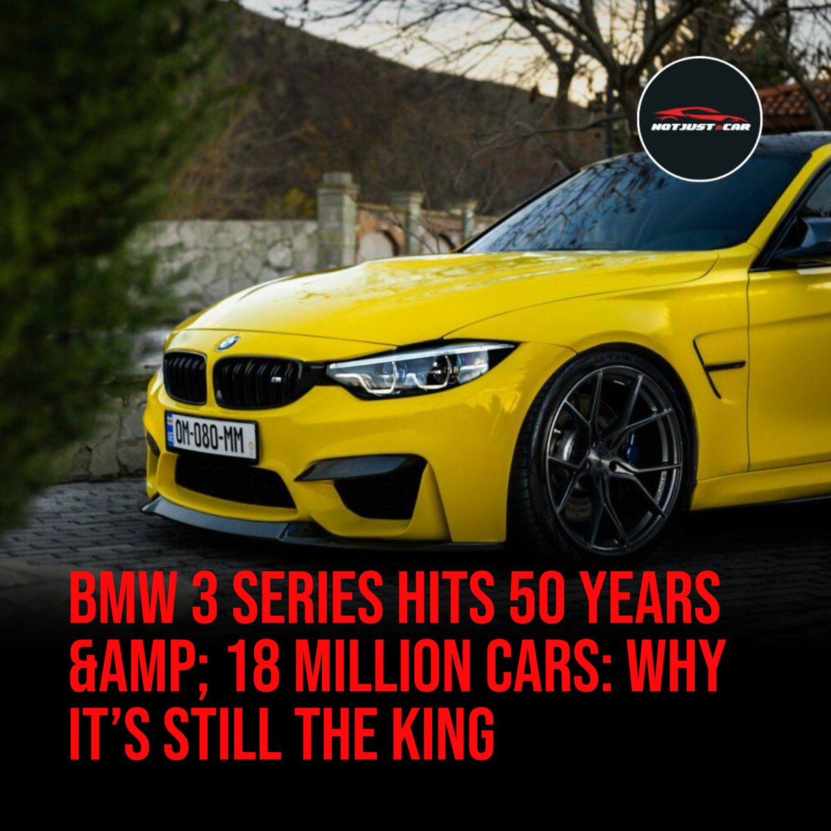 NotJustaCarHQ's tweet photo. BMW 3 Series Hits 50 Years &amp;amp; 18 Million Cars: Why It’s Still The King
👇
https://t.co/vxHUd07609 https://t.co/uE8GgxJB4F