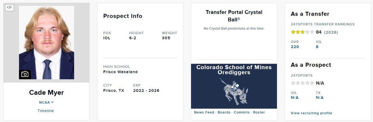 cadenmyer's tweet image. Blessed to be ranked the #8 IOL in the transfer portal by @247Sports ! @247SportsPortal @247recruiting