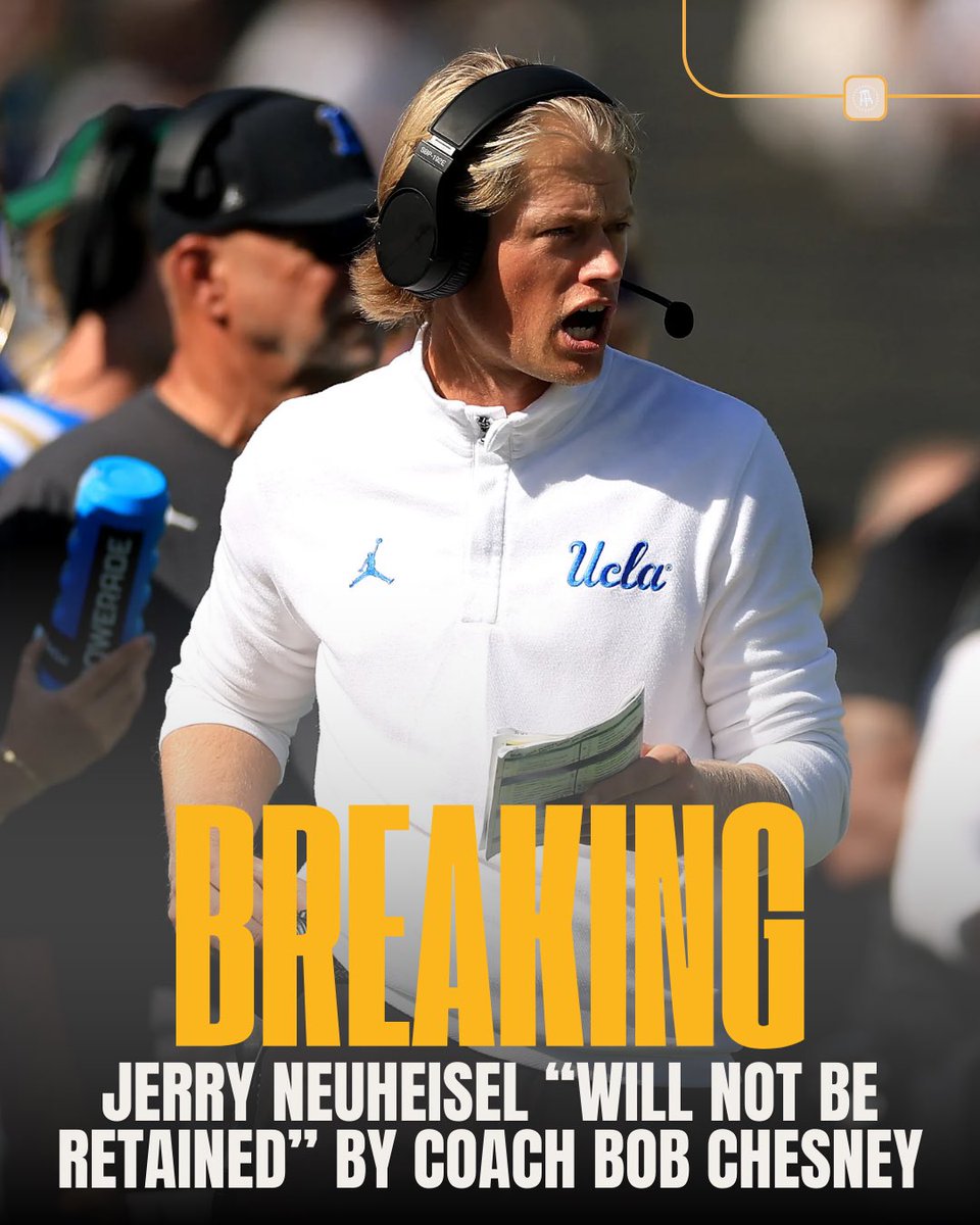 StoolWestwood's tweet image. per @BruinReport , Jerry Neuheisel will not be part of Bob Chesney's staff. 

Many other coaches are not expected to return either.
