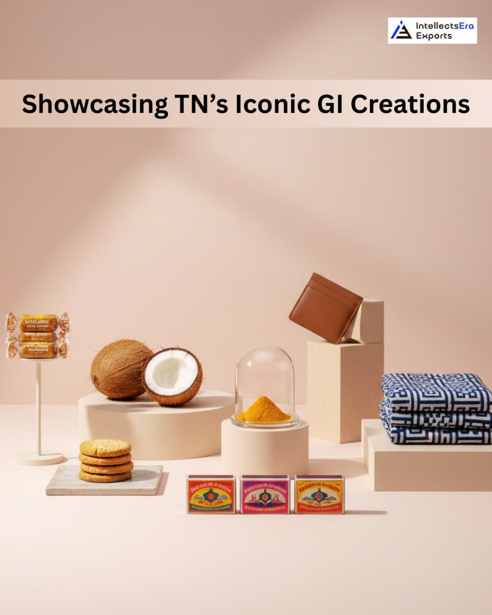 IEra_Exports's tweet photo. 🌍✨ Intellectsera Exports – Delivering Tamil Nadu’s Finest GI Tag Products to the World

From heritage-rich handcrafts to premium agri commodities, Tamil Nadu’s GI Tag products represent authenticity, cultural value, and exceptional quality. 

#Global #TrendingNow #USATour #uk https://t.co/2hqCwPfLs2