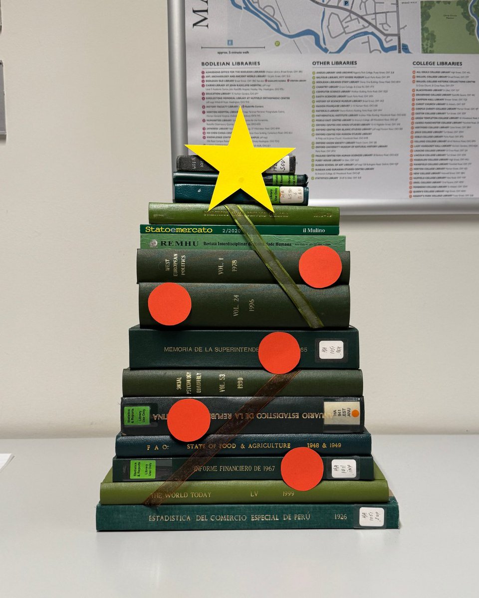 Festive finds at the Social Science Library! ☃️