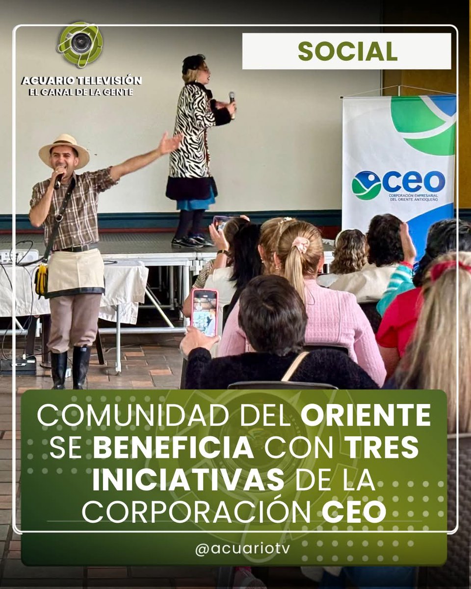 La <a href="/CEOCorporacion/">Corporación Empresarial del Oriente Antioqueño</a>, a través de sus empresas, han favorecido a más de 470 familias del #OrienteAntioqueño con: #OpciónDevbida (formación y acompañamiento psicosocial), Clubes de Robótica #BotZone e #HilosDeEsperanza (programa de autonomía económica y de iniciativas productivas).