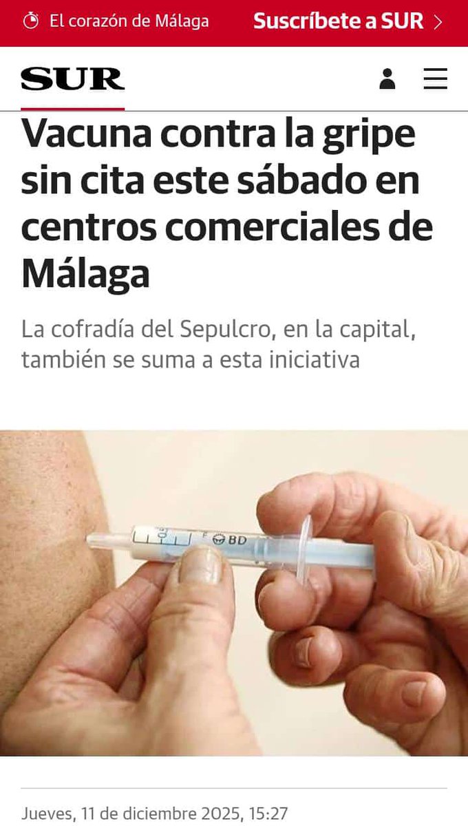 He tenido que comprobar que la noticia no es un bulo. 
diariosur.es/malaga/vacuna-…