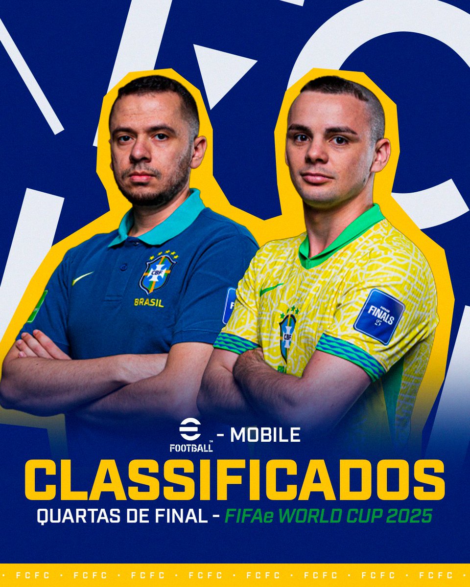 É O MAGO DO MOBILE!!!! 🧙‍♂️🇧🇷

👉 <a href="/JuninhoEfootbal/">JUNINHO EFOOTBALL</a> está classificado para os Playoffs da Copa do Mundo FIFAE Mobile! O próximo confronto do nosso Fenômeno é nessa sexta-feira (12/12), às 10h contra a Grécia, buscando a vaga na semi final!

Técnico: <a href="/thiagoavare/">thiago fernandes</a>

#eFootball #FIFAE
