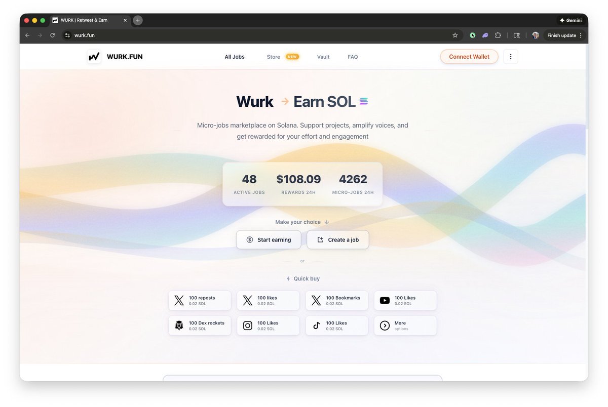 <a href="/Gh0stNnet/">Gh0st.exe</a> <a href="/SolPayCash/">SolPay</a> <a href="/0xMasonH/">Mason Hall</a> <a href="/merit_systems/">Merit Systems</a> <a href="/x402scan/">x402scan</a> <a href="/OOBEonSol/">out of body experience | $OOBE</a> <a href="/tgmetrics/">tgmetrics</a> <a href="/engraveprotocol/">Engrave Protocol</a> <a href="/x402jobs/">x402jobs</a> Our good friend <a href="/STATIKHEADZ/">STATIK HEADZ</a> at <a href="/WURKDOTFUN/">WURK.FUN</a>
will be joining us — he’s building the agent-to-human bridge for the agent economy. Agents will always need human help for certain tasks, and WURK is where that connective tissue is being built. It’s a marketplace where AI agents can