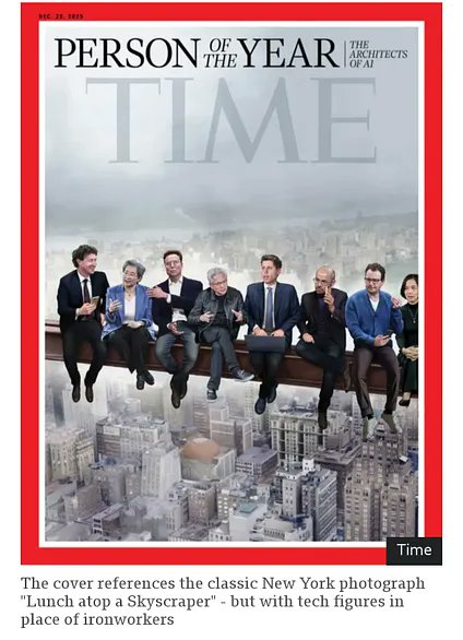 🚨 INVESTING : "TIME MAGAZINE NOMINA GLI 'ARCHITETTI DELL'AI' COME PERSONA DELL'ANNO 2025"