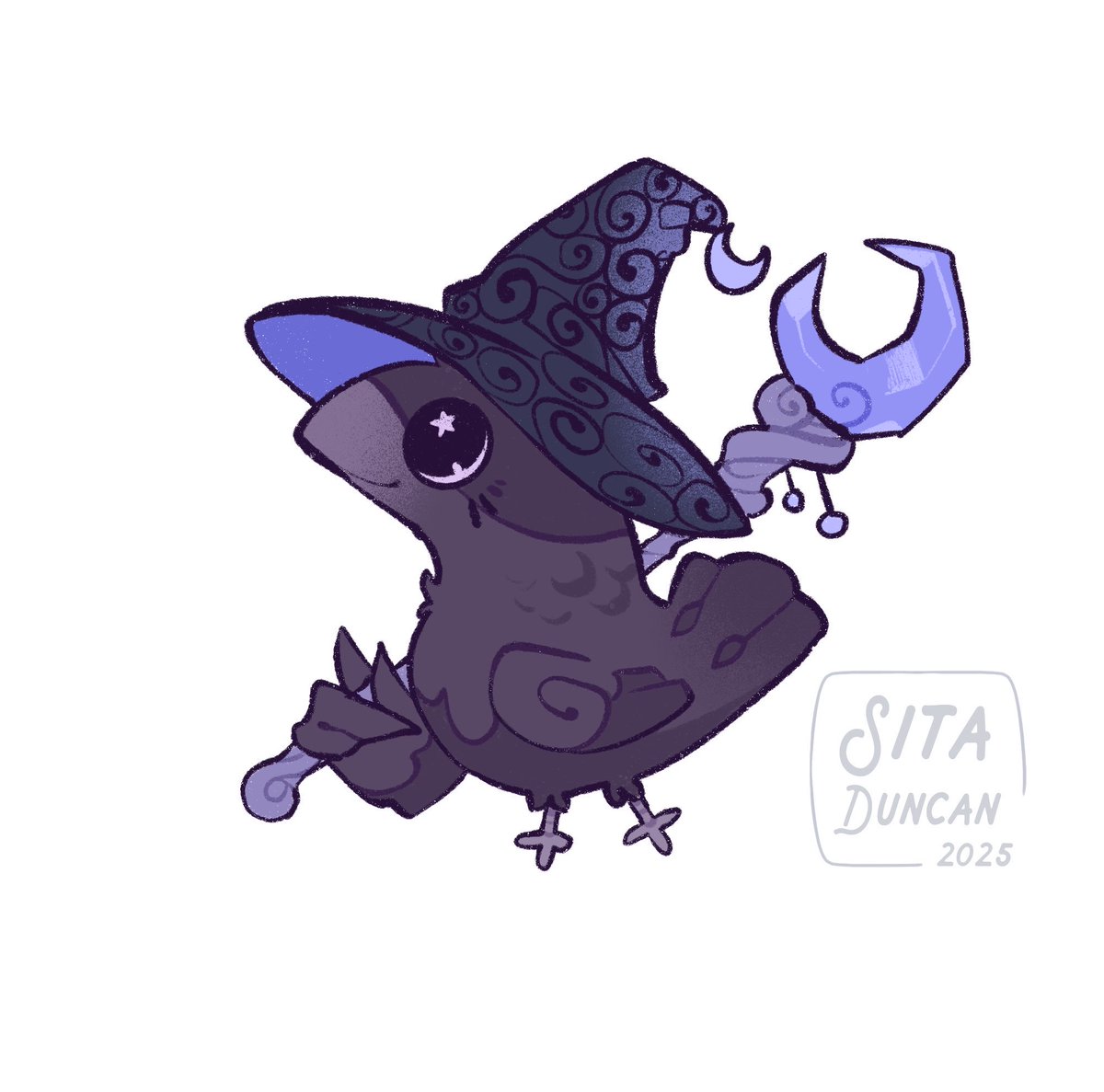 Sitaart's tweet photo. The moon crow https://t.co/GB0bto9Ozs