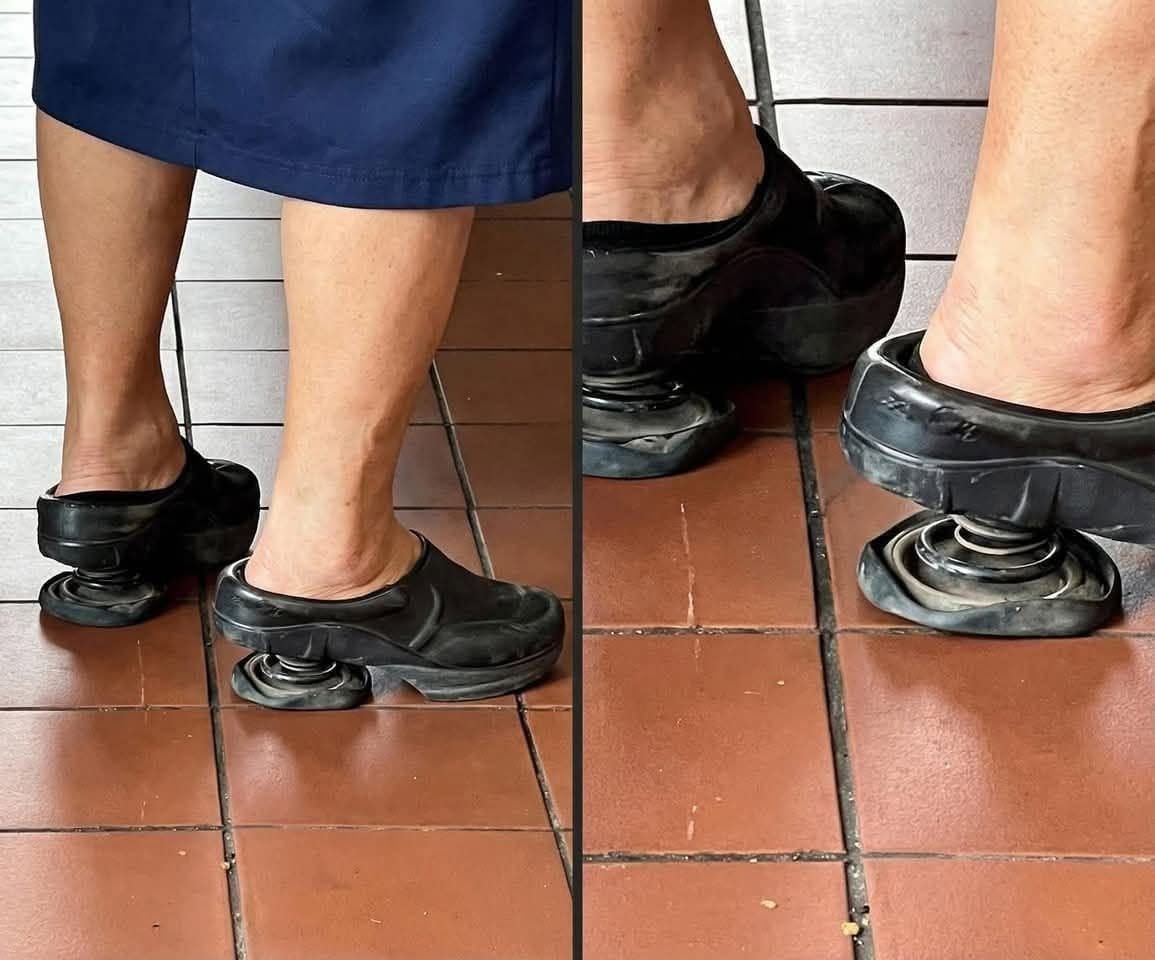 La doña trae mejor suspensión que un MG