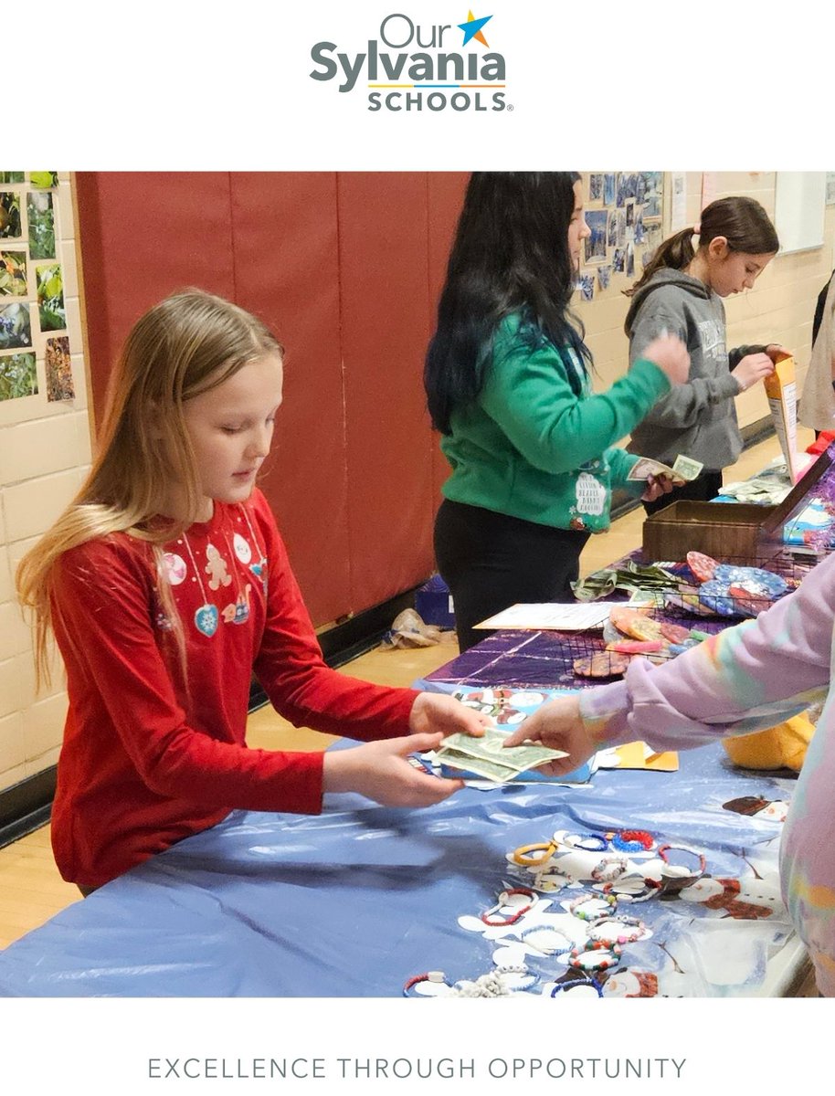 SylvaniaSchools's tweet image. Hill View's annual 5th Grade Economic Fair was a great success! The gym turned into a lively marketplace where younger students browsed and bought creative, student-made products. The K-4 students enjoyed shopping at the booths.#BeyondTheClassroom  #excellence #opportunities