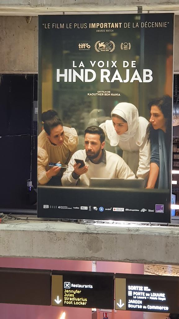 Dépêchez vous d'aller le voir. "La voix de Hind Rajab" est "le film le plus important de la décennie"