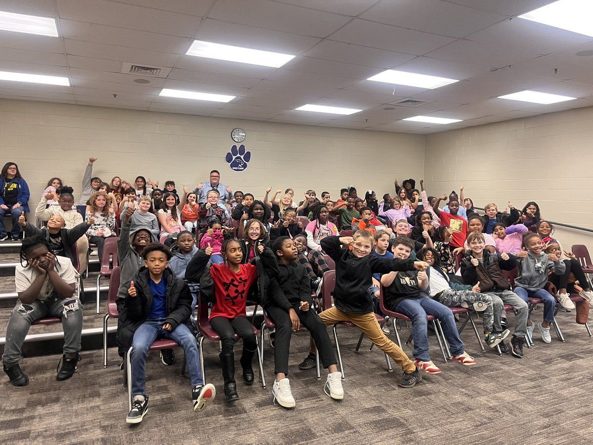 Another inspirational author visit today with Kwame Alexander and special guest Alan Gratz!! It was absolutely incredible! Look at these excited faces! I’m not going to be able to keep these books in the shelf! <a href="/RPES_Cougars/">RPES</a> <a href="/E3TechGirl/">Dr. Jennifer Williams</a> <a href="/Lori_McGovern/">Lori McGovern</a> <a href="/shebriej/">She' Jones</a>