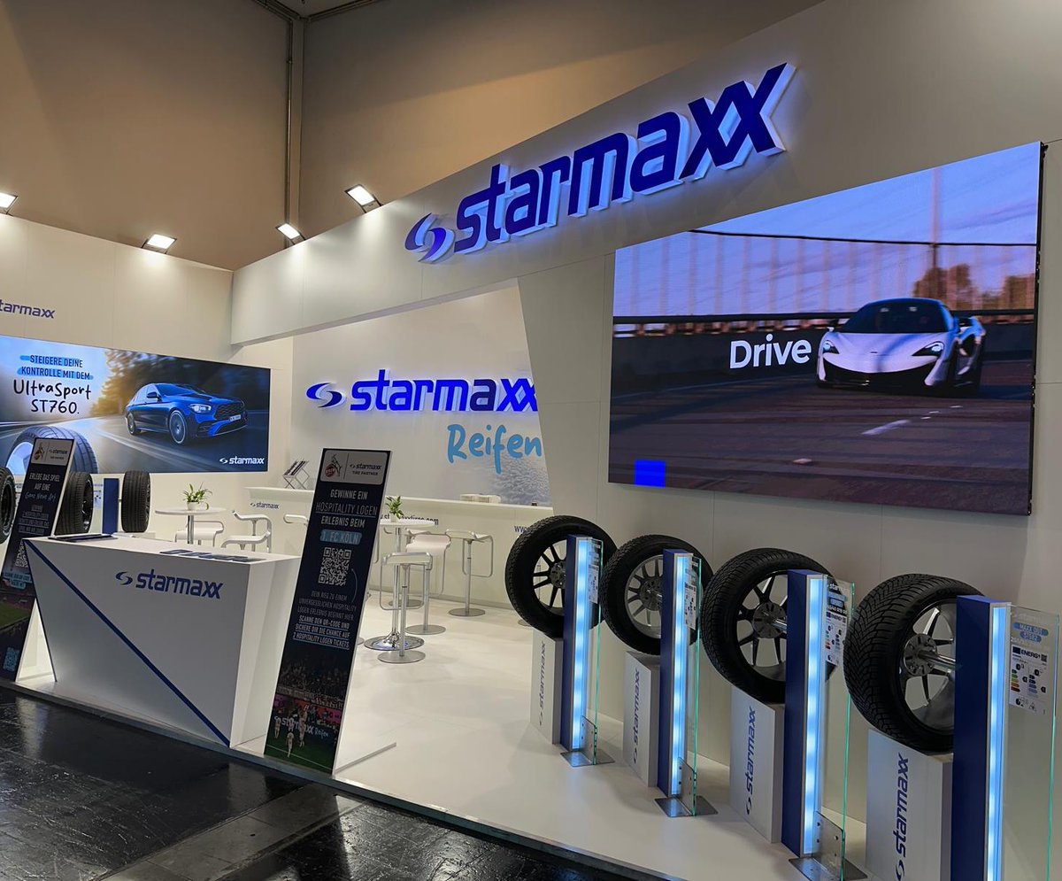 Starmaxx showcased its newest high-performance tire technologies at the 2025 Essen Motor Show, reinforcing its commitment to innovation and the European market.

Read more here: tractionnews.com/starmaxx-parti…

#Starmaxx #EssenMotorShow #EMS2025 #StarmaxxTires #AutomotiveInnovation