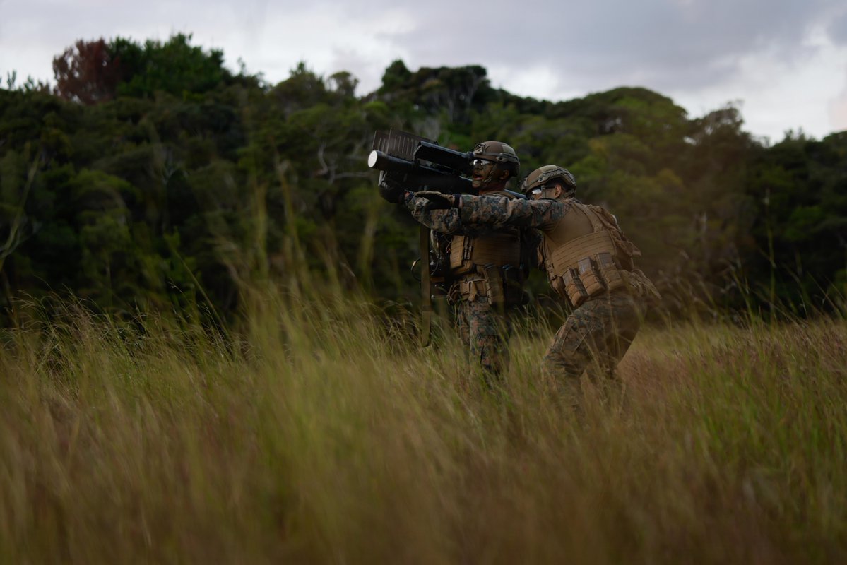 USMC's tweet image. #Marines with 4th Marine Regiment, @3d_Marine_Div, as part of the Unit Deployment Program take part in an unmanned aircraft system and LAAD training event on Camp Schwab, Okinawa, Japan.

This training event increased the unit's proficiency and lethality when deploying UAS at…