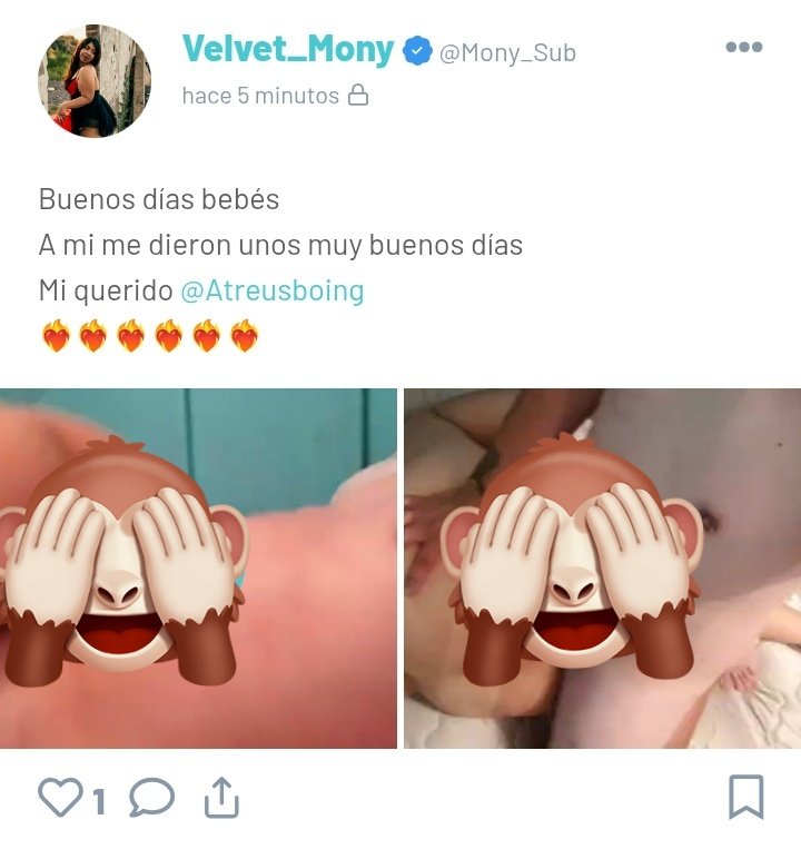 VelvetMony's tweet photo. Bebesitos ya hay videitos nuevos en mi arsmate 🤭 🤭 🤭 🤭 

https://t.co/MIUbStrz4G https://t.co/G2R2eFuckn