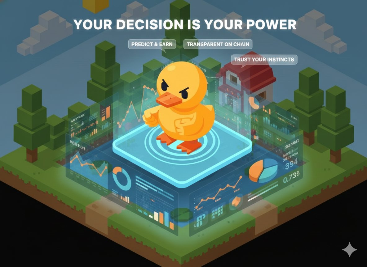 Olu_Ayomide_'s tweet photo. Duel Duck is changing the way we engage with the world of predictions by harnessing the power of Web3 technology on the Solana blockchain. This great platform allows users to participate in peer to peer duels, where they can make predictions on a wide range of real world events, from the outcomes of sports matches to the fluctuations of crypto prices and even the results of popular gaming competitions. 

What truly sets @duel_duck apart is its commitment to transparency and fairness, a core principle embedded in its architecture. By utilizing smart contracts, every prediction and wager is automatically managed, ensuring that the resolution of bets and distribution of rewards is not only swift but also completely trustworthy.

Imagine this: you have a strong feeling about how a particular match will turn out. You make a simple yes or no prediction and others who share your curiosity can join your duel with their own forecasts.

The bets placed by all participants accumulate into a prize pool, creating a thrilling atmosphere of competition and camaraderie among users who share the same passion for predicting the future. Once the event concludes, the smart contracts spring into action, automatically dividing the prize pool among the winners without any delay, giving everyone involved a fair share of the spoils based on their insights.

This unique, gamified approach transforms standard predictions into an exciting community experience where not only knowledge and intuition matter but also the ability to outsmart your peers.

With Duel Duck, users are not just passive spectators; they become active participants in shaping the outcomes of their interests.
